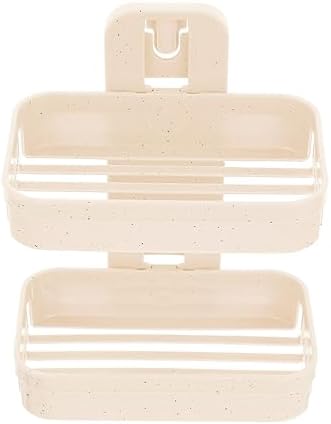 Sturdy Plastic Wall Soap Holder Double Layer 1