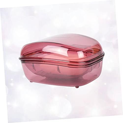 BRIGHTFUFU Plastic Soap Box with Lid Leakproof Holder