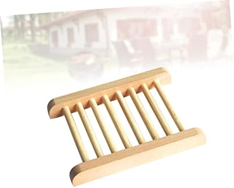 Cabilock Wooden Soap Basket Holder Tray Storage Drain Dish Container