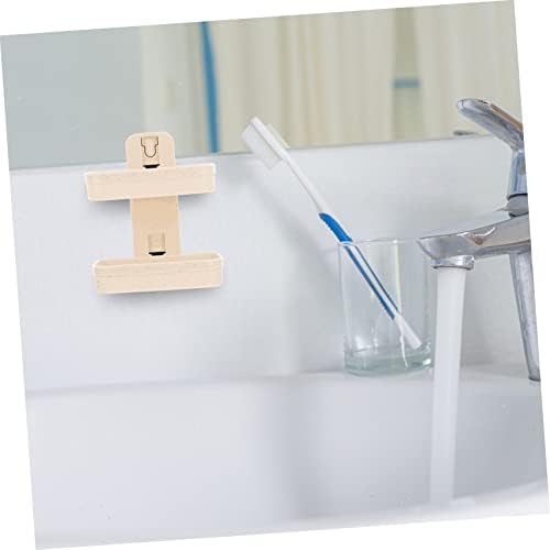 ABOOFAN 2-Layer Wall Soap Holder No Drilling Required
