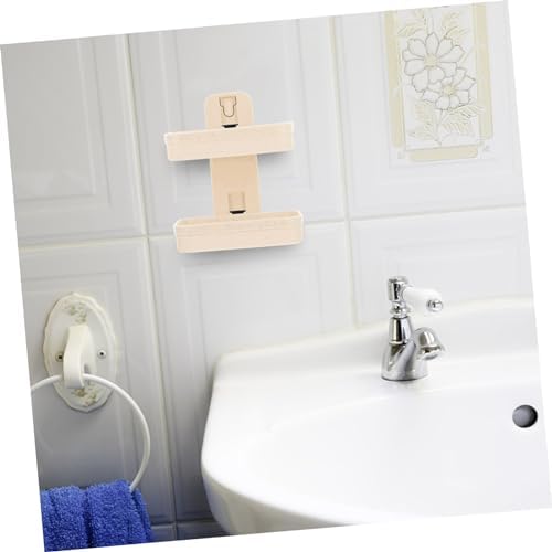 FIXOSHEE Wall Mount Double Layer Soap Dish with Draining Holes