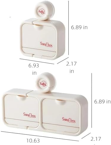 ARPHTYL Suction Shower Caddy with Self-Draining Grid