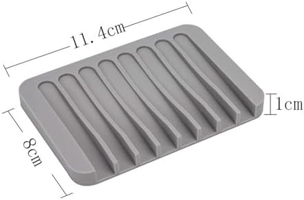 Quick Self-Draining Silicone Soap Holder for Home Kitchen