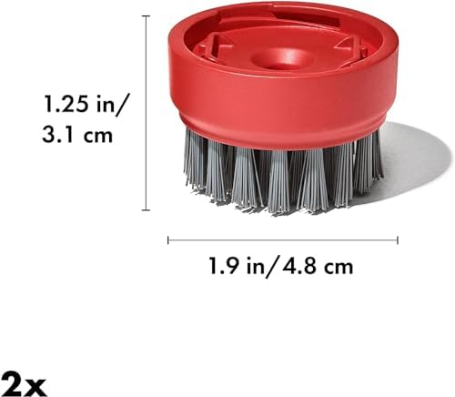 OXO Outdoor Kitchen Soap Dispensing Brush Heads Set of 2
