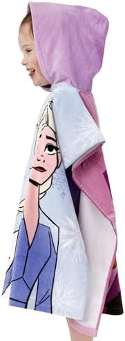 Disney Frozen Towel Poncho for Girls - Blue One Size