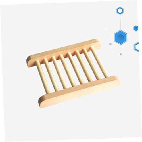 Zerodeko Natural Wood Soap Tray Holder for Bathroom Kitchen 1
