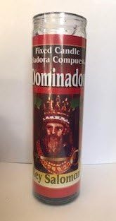 Dominador Rey Salomon 7 Day Glass Candle - Purple