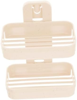 MAGICLULU Double Layer Soap Dish Holder Wall Mount Self Adhesive