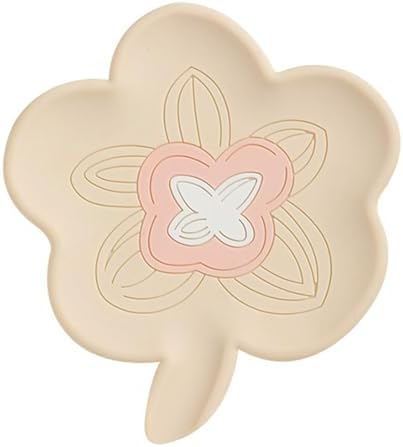 Curfair Soap Dish with Flower Shape Non-Slip Drainage Tray