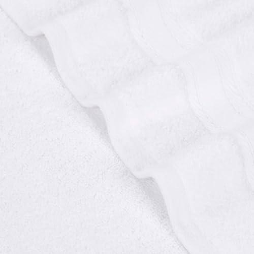Superior Belmont Zero Twist Cotton Towel Set of 12 White