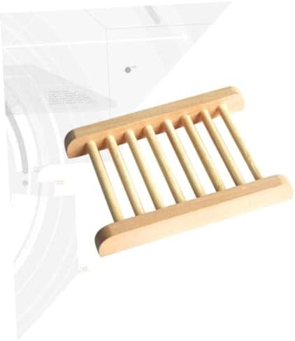 Zerodeko Natural Wood Soap Tray Holder for Bathroom Kitchen 1