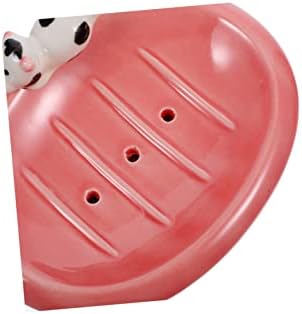 LIFKOME Ceramic Soap Dish for Shower and Bathroom Use 1
