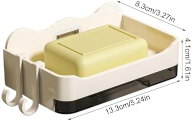 Generic Soap Dish - 52x33x16in Rectangular Bath Holder with Removable Design