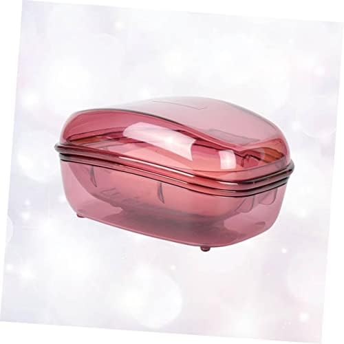 COOLHIYA Waterproof Soap Box with Lid Leakproof Holder for Travel Shower Use