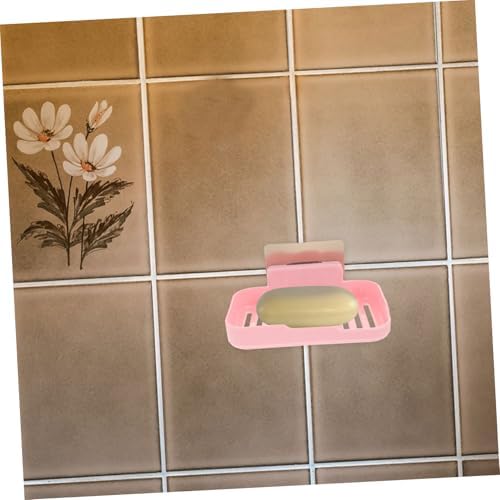 Space-Saving Bath Soap Dish Wall-Mounted Anti-Slip Adhesive Holder 1