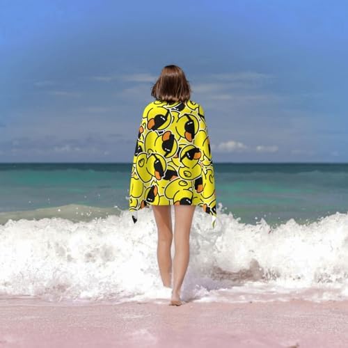 VOOHDDY Cool Duck Beach Towel - Soft Microfiber