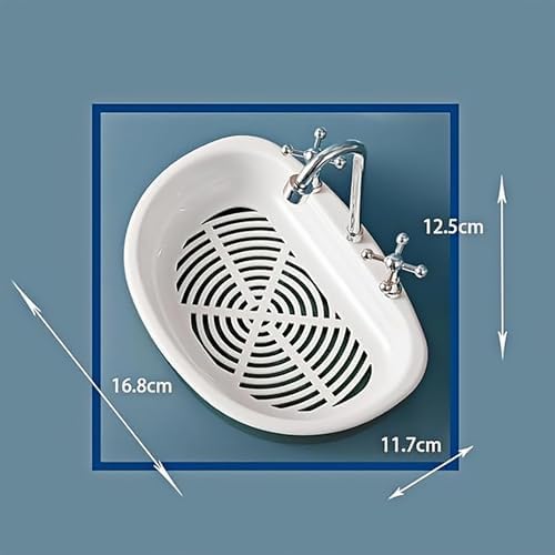 Foumiyfa 1pc Suction Cup Soap Dish - Durable Draining WhiteRed