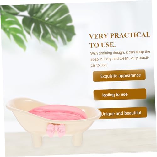 GLEAVI Self Draining Soap Dish for Shower and Kitchen