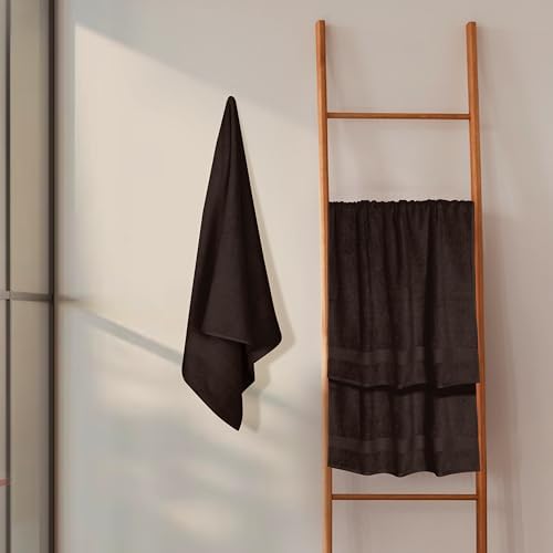 GLAMBURG Premium Cotton 4 Pack Bath Towel Set - 100 Pure Cotton