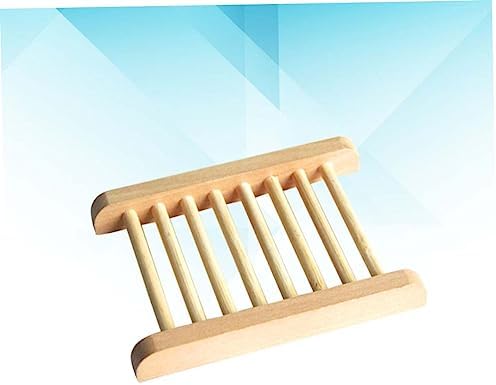 ABOOFAN Wood Soap Tray Holder Set of 2 1
