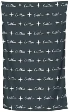 Personalized Beach Towels with Names - Dark Green