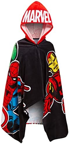 Marvel Kids 4-In-1 Hooded Towel Set