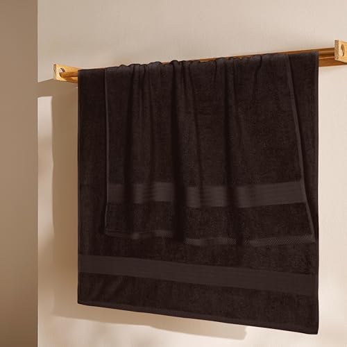 GLAMBURG Premium Cotton 4 Pack Bath Towel Set - 100 Pure Cotton