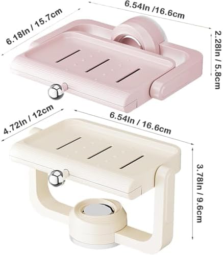 2025 Rotatable Suction Cup Soap Dish Wall Mount
