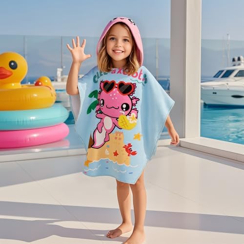 PinkSheep Kids Beach Towel with Hood and Buckle 1
