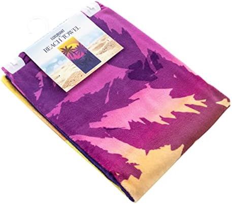 Northwest Classics Beach Towel 30x60 Magenta Sunset