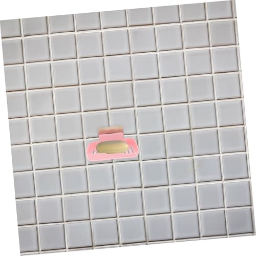 Healifty Wall-Mounted Soap Holder with Adhesive PP Material