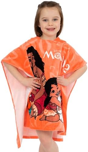 Disney Moana Hooded Swimming Towel Orange