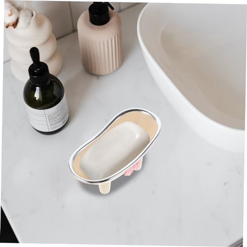 Hemobllo Bathtub Shape Soap Dish Decorative Holder