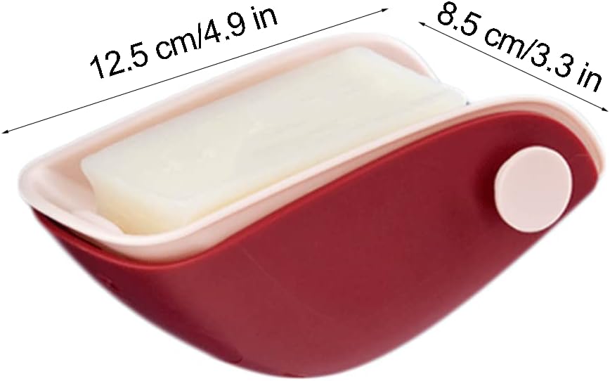 SUREK Wall Mounted Soap Dish with Water Tray