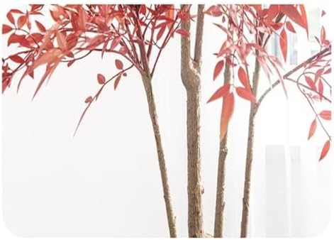 140cm Artificial Red Nandina Tree for Home Office Decor