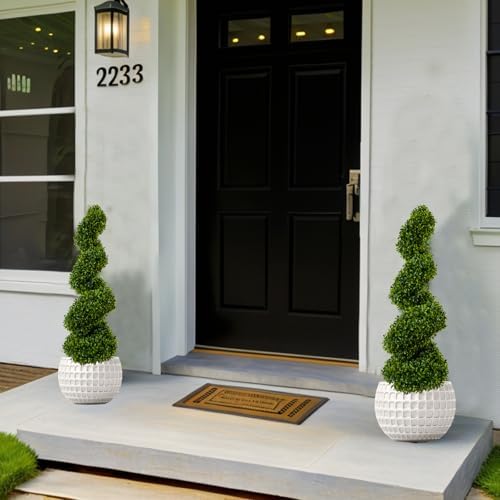 Sauqzoh 3ft Artificial Boxwood Topiary Tree