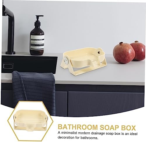 PHENOFICE Bathroom Soap Dish Self-Draining Holder