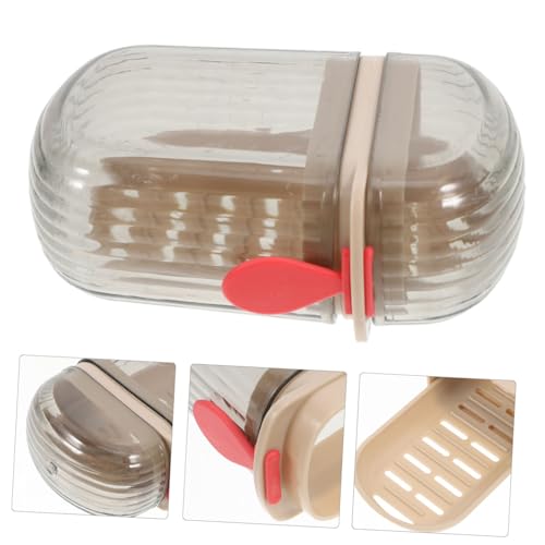 Portable Travel Soap Box with Drainage and Sealed Lid