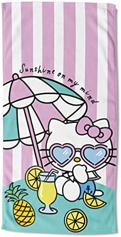Northwest Hello Kitty Pink Beach Towel 27x54 Inches