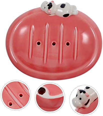 Cute Ceramic Soap Holder for Bathroom Kitchen