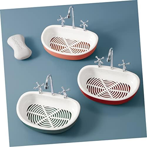 1Pc Creative Suction Cup Soap Dish for Shower and Kitchen