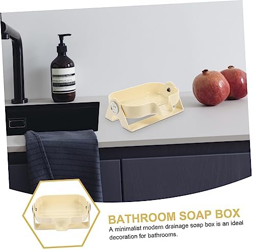 HOOTNEE Plastic Self-Draining Soap Dish Holder