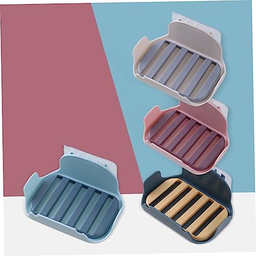 Cabilock Double Layer Soap Box Holder with Suction Wall Design