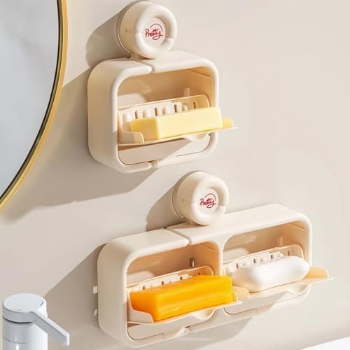 ARPHTYL Suction Shower Caddy with Self-Draining Grid