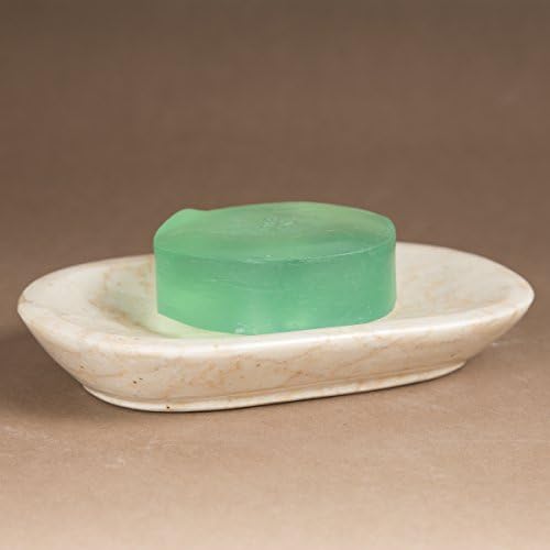 Creative Home Natural Champagne Marble Soap Dish Holder