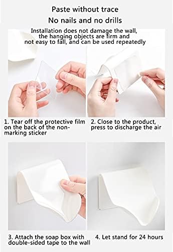 SHOUCAN 2-Pack Multi-Color Soap Dish Holders
