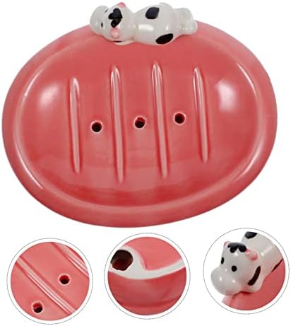 Cute Ceramic Soap Rack for Bathroom Kitchen 1