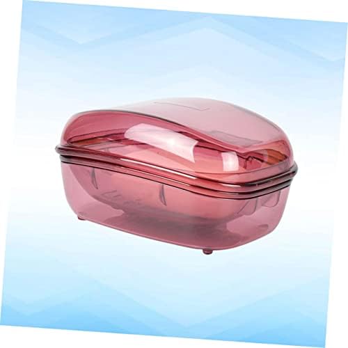 Waterproof Soap Dish Lid Plastic Soap Box for Bathroom Home Use