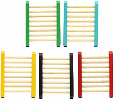 Portable Shower Soap Wood Dish Tray Holder