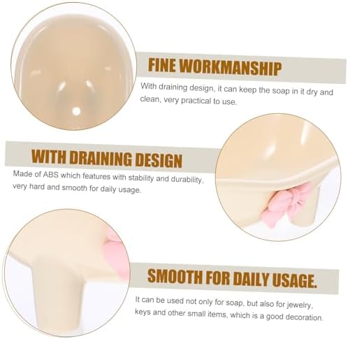 STOBAZA Self Draining Soap Dish for Bathroom and Kitchen